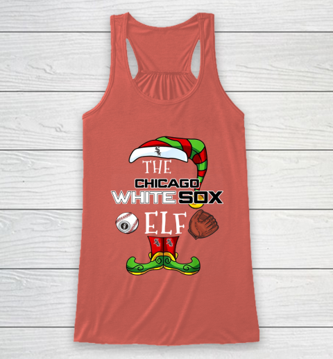Chicago White Sox Christmas ELF Funny MLB Racerback Tank 3