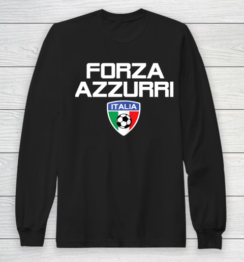 Italy Soccer Jersey 2020 2021 Euro Italia Football Team Forza Azzurri Long Sleeve T-Shirt
