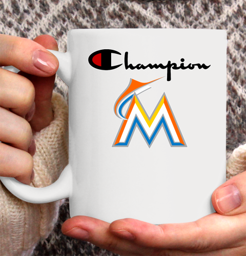 MLB Baseball Miami Marlins Champion Shirt Ceramic Mug 11oz