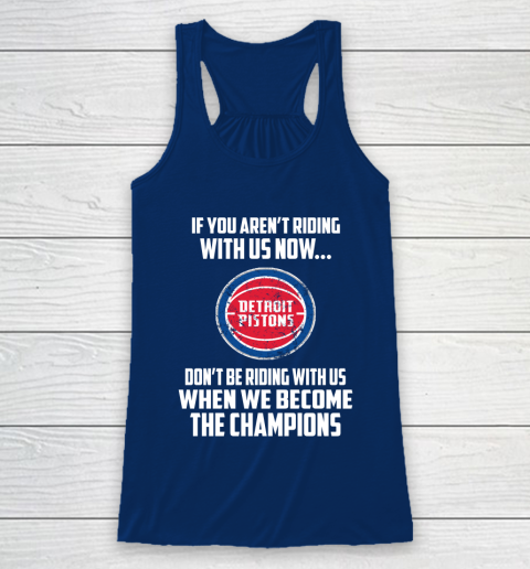 NBA Detroit Pistons Basketball We Become The Champions Racerback Tank 6