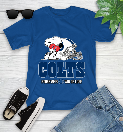 NFL The Peanuts Movie Snoopy Forever Win Or Lose Football Indianapolis Colts 111