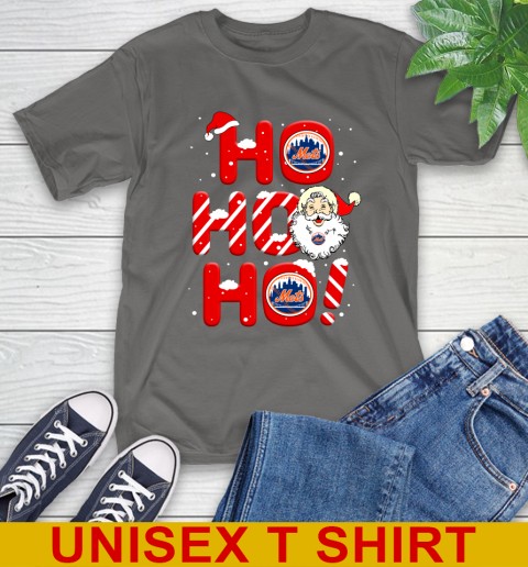 New York Mets MLB Baseball Ho Ho Ho Santa Claus Merry Christmas Shirt T-Shirt 10