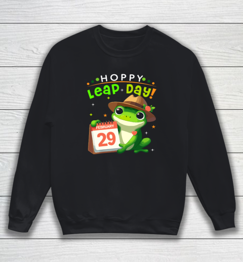 February 29th Funny Frog Leap Day Matching Leap Year 2024 Sweatshirt