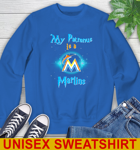 MLB Baseball Harry Potter My Patronus Is A Miami Marlins Sweatshirt 11