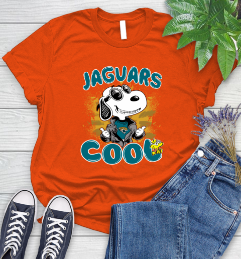 NFL Football Jacksonville Jaguars Cool Snoopy Shirt Women's T-Shirt 3