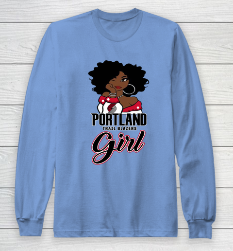 Portland Trail Blazers Girl NBA Long Sleeve T-Shirt 11