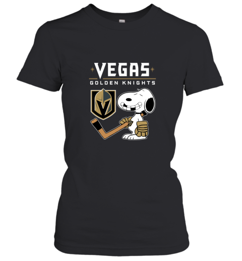Vegas Golden Knights Ice Hockey Broken Teeth Snoopy NHL Women's T-Shirt