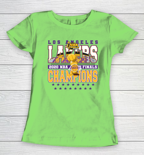 LA Lakers 2020 NBA Finals Champions Women's T-Shirt 5