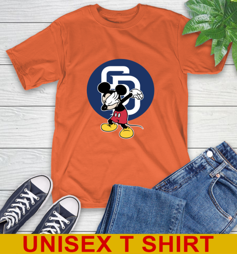 San Diego Padres MLB Baseball Dabbing Mickey Disney Sports T-Shirt 5