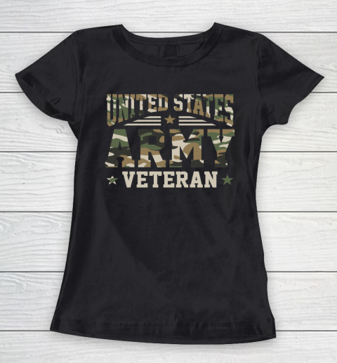 Veteran Shirt United States Army Veteran Flag Day Women's T-Shirt