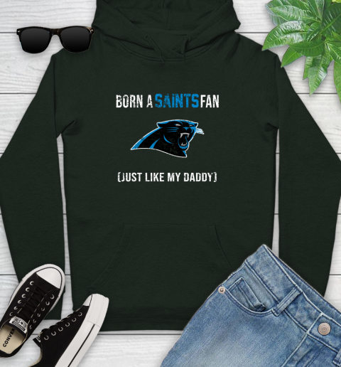 NFL Carolina Panthers Football Loyal Fan Just Like My Daddy Shirt Youth Hoodie 12