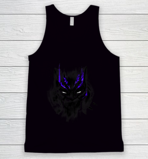 Marvel Black Panther Watercolor Head Shot Graphic Tank Top