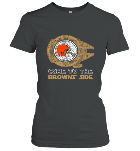 NFL Come To The Cleveland Browns Star Wars Football Sports Women's T-Shirt