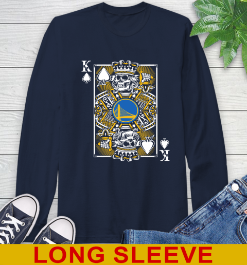 Golden State Warriors NBA Basketball The King Of Spades Death Cards Shirt Long Sleeve T-Shirt 3