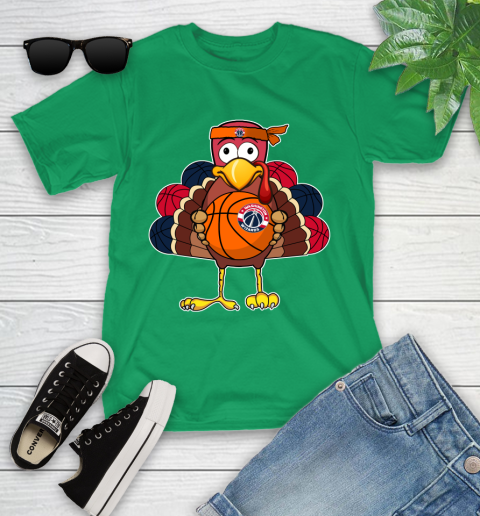 Washington Wizards Turkey thanksgiving day Youth T-Shirt 6