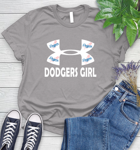 MLB Los Angeles Dodgers Under Armour Baseball Sports Women's T-Shirt 5