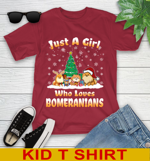 Christmas Just a girl who love pomeranians dog pet lover 108