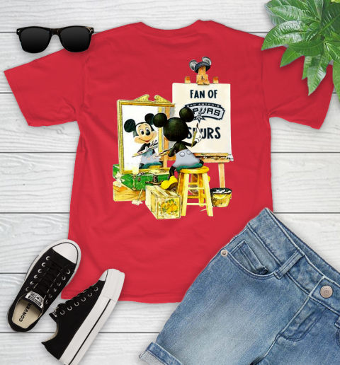 NBA Basketball San Antonio Spurs Mickey Drawing Shirt 104