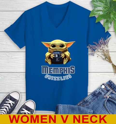 NBA Basketball Memphis Grizzlies Star Wars Baby Yoda Shirt 87