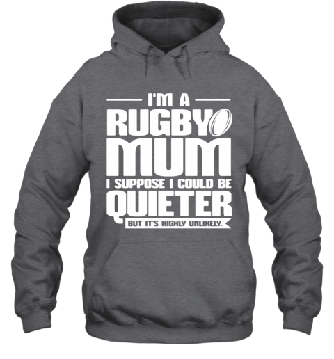 rugby mum hoodie