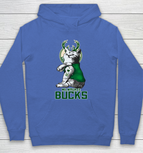 NBA Basketball My Cat Loves Milwaukee Bucks Hoodie 7 NBA Basketball My Cat Loves Milwaukee Bucks Hoodie - Image 7