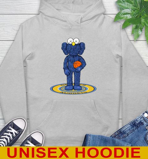 NBA Basketball Denver Nuggets Kaws Bff Blue Figure Shirt Hoodie 6