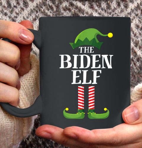 Biden Elf Matching Family Group Christmas Party Pajama Ceramic Mug 11oz