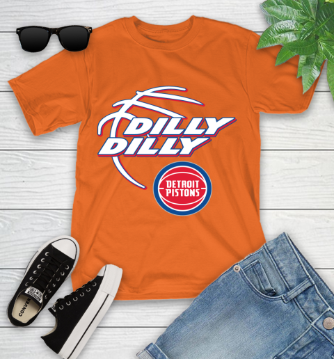 NBA Detroit Pistons Dilly Dilly Basketball Sports Youth T-Shirt 7