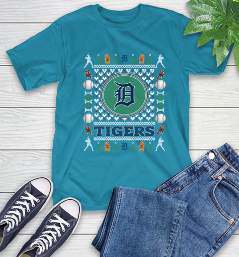 Detroit Tigers Merry Christmas MLB Baseball Loyal Fan Ugly Shirt 9
