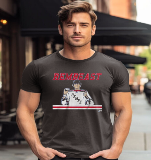 The Matt Rempe Rembeast T-Shirt rbyk the matt rempe rembeast classic t shirt 2 front dark chocolate