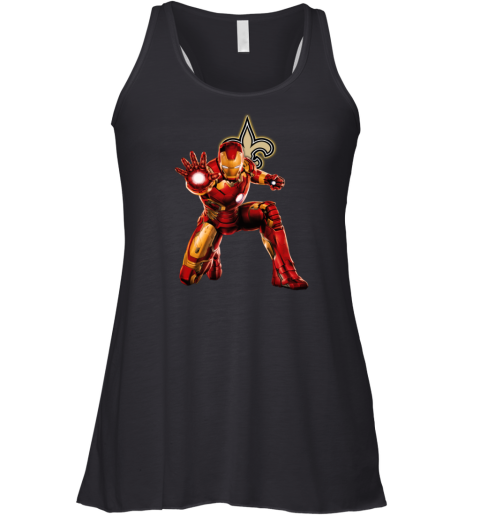 NFL Iron Man New Orleans Saints Racerback Tank