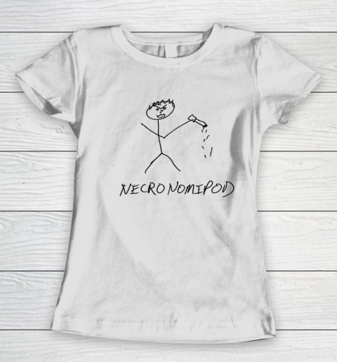 Necronomipod Stick Figure Mike Draw Women's T-Shirt