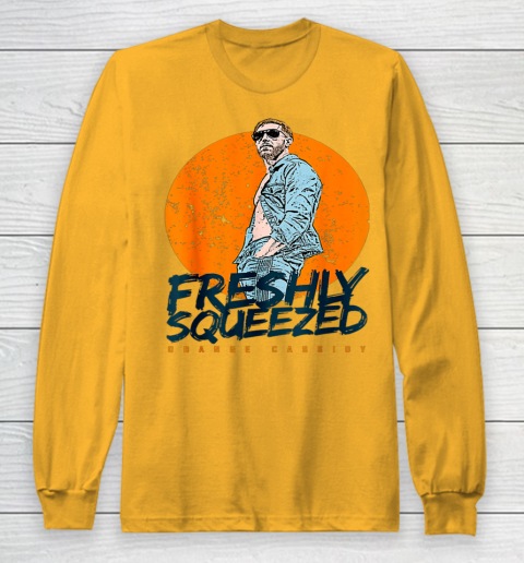 Wrestling Freshly Squeezed Orange Cassidy AEW Wrestler Long Sleeve T-Shirt 2