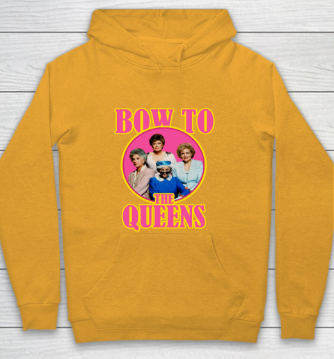 Golden Girls Tshirt Bow To The Queens Youth Hoodie 2