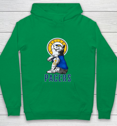 NBA Basketball My Cat Loves Indiana Pacers Youth Hoodie 4