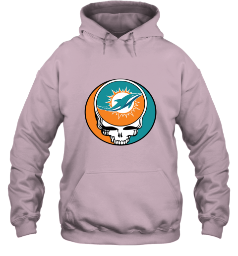 NFL Team Miami Dolphins X Grateful Dead Logo Band Hoodie 