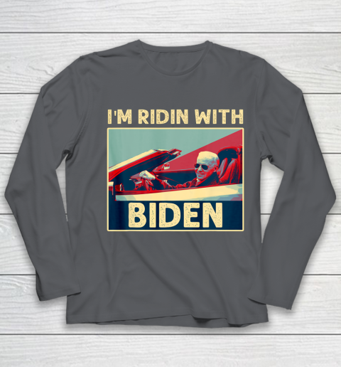 I'm Riding With Joe Biden Youth Long Sleeve 6