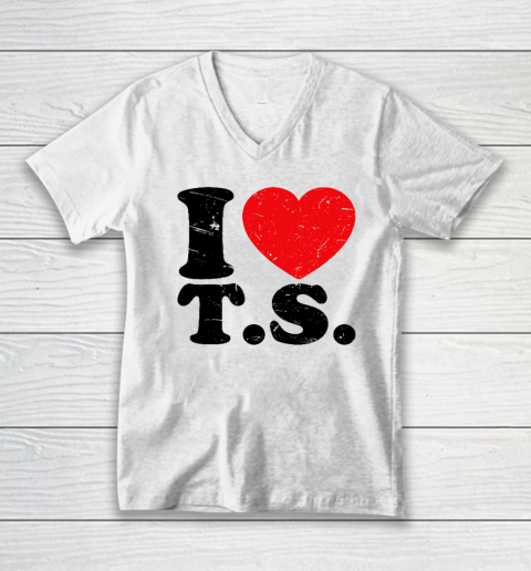 I Love Taylor Swift  I Love T.S V-Neck T-Shirt