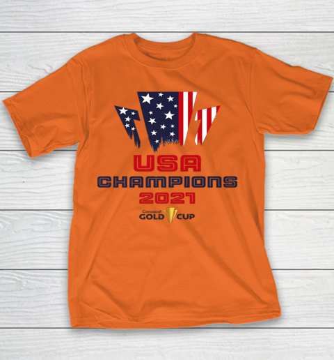 USA Champions 2021 Gold Cup Jersey Concacaf Youth T-Shirt 11