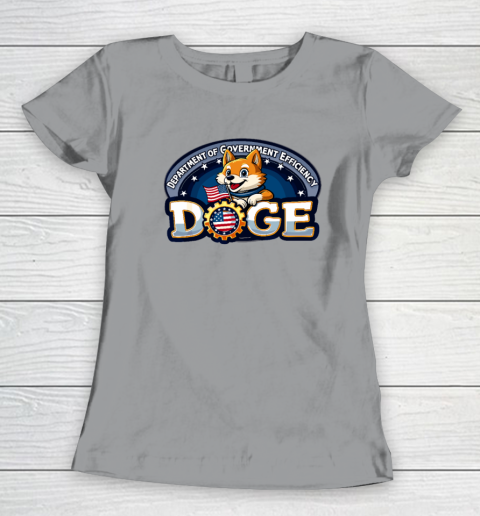 Funny DOGE Crypto Meme Department of Government Efficiency Women's T-Shirt 3