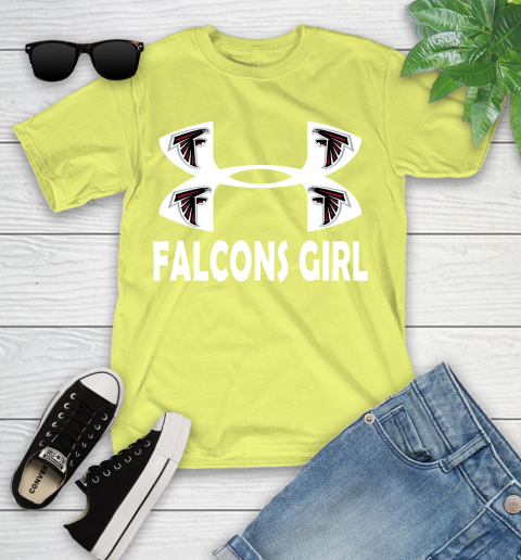 NFL Atlanta Falcons Girl Under Armour Football Sports Youth T-Shirt 10