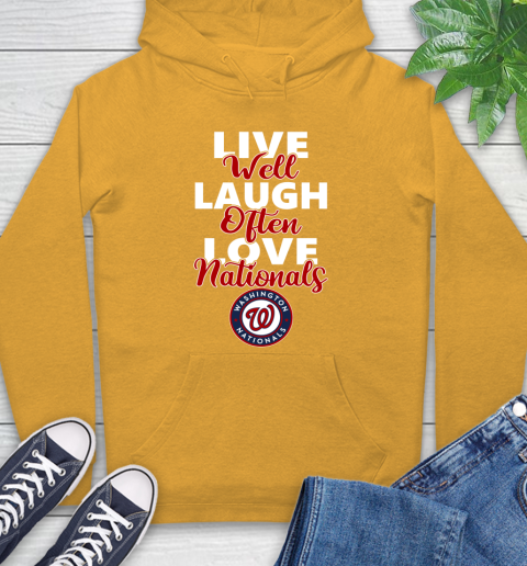 MLB Baseball Washington Nationals Live Well Laugh Often Love Shirt Hoodie 2