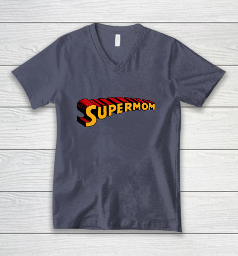 Super mom Superhero Mom for Super Mom V-Neck T-Shirt 8