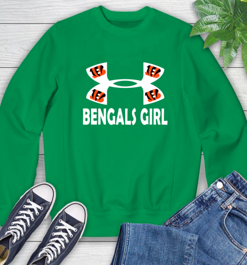 NFL Cincinnati Bengals Girl Under Armour Football Sports Sweatshirt 7