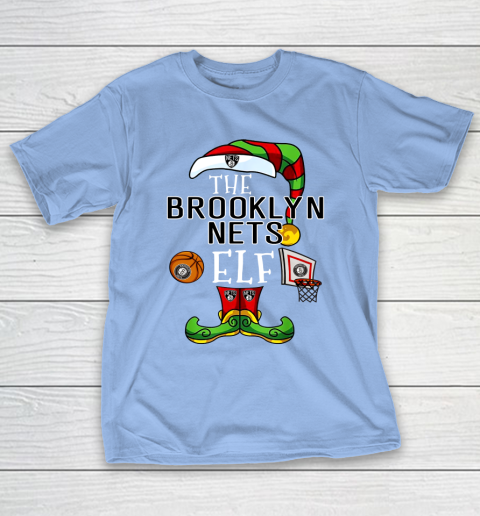 Brooklyn Nets Christmas ELF Funny NBA T-Shirt 10