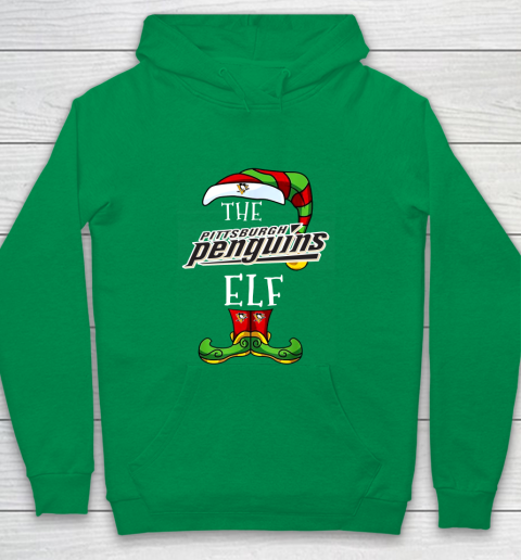 Pittsburgh Penguins Christmas ELF Funny NHL Youth Hoodie 4