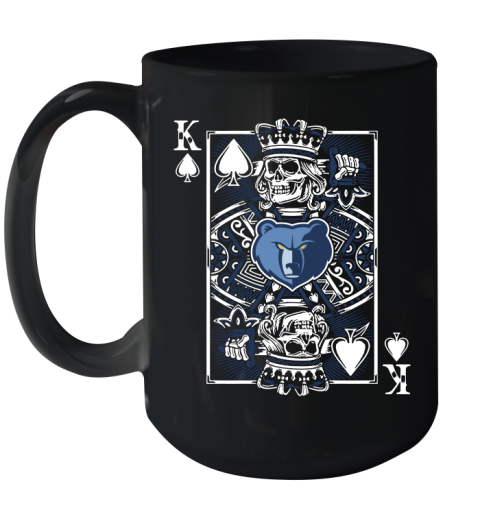 Memphis Grizzlies NBA Basketball The King Of Spades Death Cards Shirt Ceramic Mug 15oz