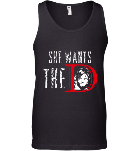 Daryl Dixon She Wants The D Tank Top