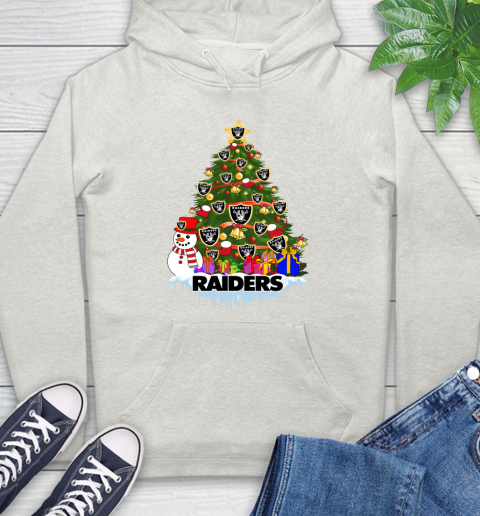 Oakland Raiders Merry Christmas NFL Football Sports Hoodie 12