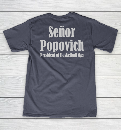 Coach Pop El Jefe (print on front and back) V-Neck T-Shirt 12